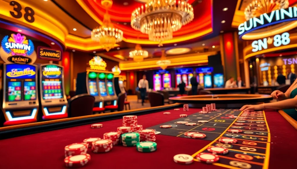 SUNWIN 88 enhances the excitement of a luxury casino experience with vibrant poker and slot games.